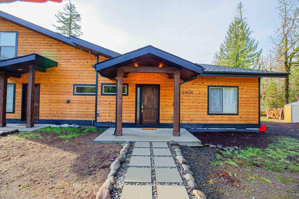 Newly Built Modern Chalet Duplex - 1 Mount Hood Village Exteriör bild