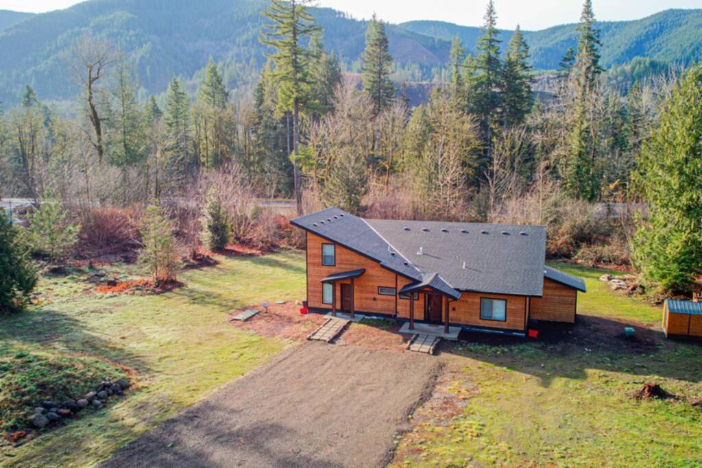 Newly Built Modern Chalet Duplex - 1 Mount Hood Village Exteriör bild