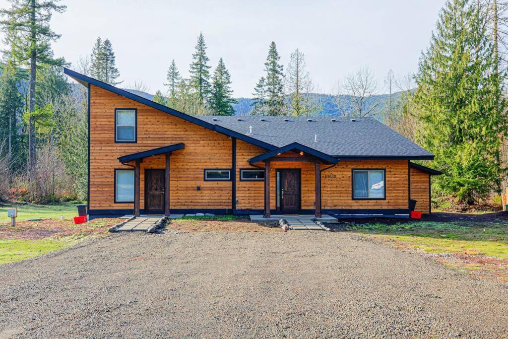 Newly Built Modern Chalet Duplex - 1 Mount Hood Village Exteriör bild