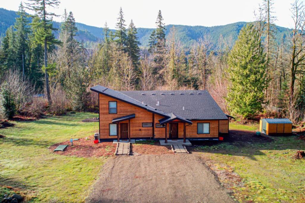 Newly Built Modern Chalet Duplex - 1 Mount Hood Village Exteriör bild